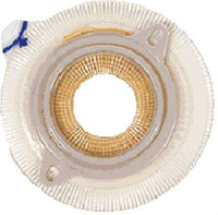 Colostomy Barrier Assura Trim to Fit Extended Wear Silicone Based Green Code Synthetic Resin 3/4 to 7/8 Inch Stoma 14243 Box/5 COLOPLAST INCORPORATED 551369_BX