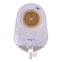 Urostomy Pouch Assura New Generation One-Piece System 10-3/4 Inch Length 5/8 to 1-5/16 Inch Stoma Drainable Convex Trim To Fit 12432 Box/10 COLOPLAST INCORPORATED 550831_BX