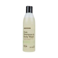 Shampoo and Body Wash McKesson Pure 8 oz. Squeeze Bottle Unscented 53-16223-8 Each/1 MCK BRAND 1081635_EA