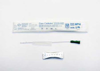 Urethral Catheter Cure Catheter Straight Tip Hydrophilic Coated Plastic 14 Fr. 10 Inch HP14 Box/30 CURE MEDICAL 1067725_BX
