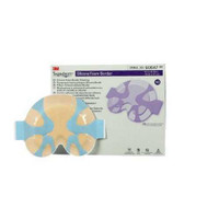 Silicone Foam Dressing 3M Tegaderm 6 X 6.75 Inch Small Sacral Without Border Sterile 90647 Box/10 3M 1078888_BX