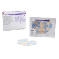 Silicone Foam Dressing 3M Tegaderm 6 X 6.75 Inch Small Sacral Without Border Sterile 90647 Box/10 3M 1078888_BX