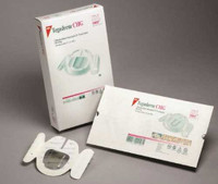 IV Securement Dressing 3M Tegaderm CHG Chlorhexidine Gluconate 4 X 4-3/4 Inch Sterile 1658 Box/25 3M 663783_BX