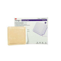 Silicone Foam Dressing 3M Tegaderm 4 X 4.25 Inch Square Silicone Adhesive Without Border Sterile 90631 Box/10 3M 1078884_BX