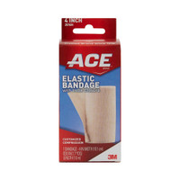 Elastic Bandage ACE 4 Inch Standard Compression Single Hook and Loop Closure Tan NonSterile 207604 Each/1 3M HEALTHCARE (NEXCARE) 500545_EA