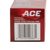 Elastic Bandage ACE 4 Inch Standard Compression Single Hook and Loop Closure Tan NonSterile 207604 Each/1 3M HEALTHCARE (NEXCARE) 500545_EA