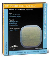 Hydrocolloid Dressing Exuderm OdorShield 2 X 2 Inch Square Sterile MSC5522 Each/1 FORUM MEDLINE 650950_EA