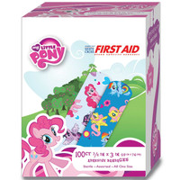 Adhesive Strip Stat Strip 3/4 X 3 Inch Plastic Rectangle Kid Design My Little Pony Sterile 10848 Case/1200 DUKAL CORPORATION 980583_CS