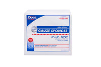 Gauze Sponge Dukal Cotton 12-Ply 4 X 4 Inch Square NonSterile 4122-100 Case/2000 DUKAL CORPORATION 768877_CS