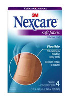 GAUZE PAD ADH 3"X4" 4/PK 12PK/BX 3MCONS SFP34 Pack/4 3M HEALTHCARE (NEXCARE) 1084058_PK