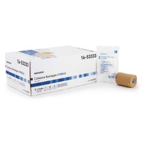 Cohesive Bandage McKesson 3 Inch X 5 Yard Standard Compression Self-adherent Closure Tan Sterile 16-53333 Each/1 MCK BRAND 520558_EA