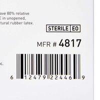 Wound Contact Layer Dressing McKesson Silicone 4 X 7.2 Inch 4817 Each/1 MCK BRAND 1083096_EA