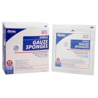 Gauze Sponge Cotton 12-Ply 4 X 4 Inch Sterile 6412 Box/50 DUKAL CORPORATION 374454_BX