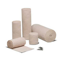 Elastic Bandage REB LF 4 Inch X 5 Yard Standard Compression Clip Detached Closure Tan NonSterile 16400000 Each/1 HARTMAN USA, INC. 442328_EA