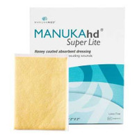 Impregnated Dressing MANUKAhd Super Lite 2 X 2 Inch Polymer Manuka Honey Sterile MM0070 Each/1 MANUKAMED LTD/MANUKAMED USA LL 1050658_EA