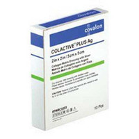 Collagen Dressing with Silver ColActive Plus Ag 2 X 2 Inch Square Sterile 10330000 Each/1 HARTMAN USA, INC. 1073554_EA