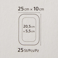 Adhesive Dressing Cosmopor 4 X 10 Inch Nonwoven Rectangle White Sterile 900814 Case/200 HARTMAN USA, INC. 902360_CS