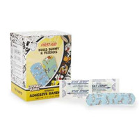 Adhesive Strip Stat Strip .75 X 3 Inch Plastic Rectangle Kid Design Looney Tunes / Bugs and Daffy Sterile 1085737 Box/100 DUKAL CORPORATION 557630_BX