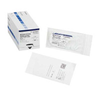 Suture with Needle McKesson Nonabsorbable Blue Monofilament Polypropylene Size 5-0 18 Inch Suture 1-Needle 13 mm 3/8 Circle Reverse Cutting Needle S8698GX Box/12 MCK BRAND 1034523_BX