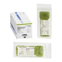 Suture with Needle McKesson Nonabsorbable Black Monofilament Nylon Size 6-0 18 Inch Suture 1-Needle 13 mm 3/8 Circle Reverse Cutting Needle S1698GX Box/12 MCK BRAND 1034505_BX