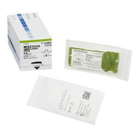 Suture with Needle McKesson Nonabsorbable Black Monofilament Nylon Size 5-0 18 Inch Suture 1-Needle 13 mm 3/8 Circle Reverse Cutting Needle S698GX Box/12 MCK BRAND 1034511_BX