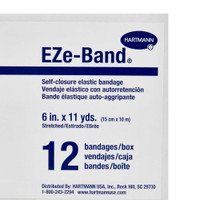 Elastic Bandage EZe-Band 6 Inch X 11 Yard Standard Compression Double Hook and Loop Closure Tan NonSterile 59190000 Each/1 BLS18FBD-ELR Hartmann 478271_EA