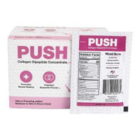 Oral Supplement PUSH Collagen Dipeptide Concentrate Mixed Berry Flavor Powder 7.4 Gram Individual Packet GH-17 Case/180 50163 Global Health Products 1127269_CS