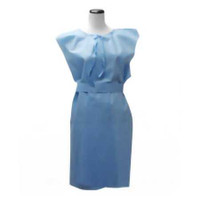 Patient Exam Gown Medium Blue Disposable 504S Each/1 209 HPK Industries 168934_EA