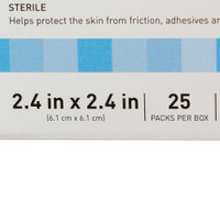 Skin Barrier Wipe McKesson No Sting 75 to 100% Strength Hexamethyldisiloxane Individual Packet Sterile 176-5728 Box/25 2041 MCK BRAND 1088820_BX