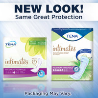 Bladder Control Pad TENA Intimates Maximum Long 13 Inch Length Heavy Absorbency Dry-Fast Core One Size Fits Most Adult Female Disposable 54283 Pack/14 4680 Essity HMS North America Inc 1119765_PK