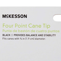 McKesson 4-Point Cane Tip 146-RTL10351 Case/10 63074 MCK BRAND 1095394_CS