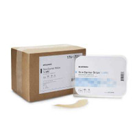 Skin Barrier Strip McKesson Moldable, Standard Wear Adhesive without Tape Without Flange Universal System Hydrocolloid 1/3 Curve 1 Inch W 176-5726 Case of 420 43900544588 McKesson 1088818_CS