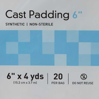 Cast Padding McKesson 6 Inch X 4 Yard Polyester NonSterile 16-CP6 Case/80 3007 MCK BRAND 734227_CS