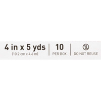 Elastic Bandage McKesson 4 Inch X 5 Yard Standard Compression Hook and Loop Closure Tan NonSterile 16-1033-4 Case/50 16-42626 MCK BRAND 454620_CS