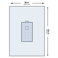 Orthopedic Drape McKesson Universal Extremity Drape 90 W X 124 L Inch Sterile 183-I80-09101G-S Case/10 7300PG MCK BRAND 1101269_CS