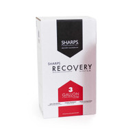 Mailback Sharps Container Sharps Recovery System™ Red Base 3 Gallon 130001 Pack of 1 530792 Sharps Recovery System™ 783300_EA