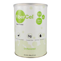 Oral Fiber Supplement FiberCel Unflavored Powder 12 oz. Can GH13 Case of 6