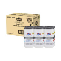 Clorox Healthcare® VersaSure™ Surface Disinfectant Cleaner Premoistened Quaternary Based Manual Pull Wipe 150 Count Canister Scented NonSterile 31758 Carton of 1 2382 Clorox Healthcare® VersaSure™ 1110732_CT
