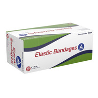 Elastic Bandage Dynarex 4 Inch X 4-1/2 Yard Standard Compression Clip Detached Closure Tan NonSterile 3664 Case/50 C1544 Dynarex 885052_CS