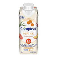 Oral Supplement Compleat® Peptide 1.5 Fruit / Vegetable Medley Flavor 8.45 oz. Reclosable Carton Liquid 4390076283 Pack of 1 Compleat® Peptide 1.5 1161032_EA