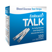 Blood Glucose Test Strips Embrace Provides results in only 6 seconds For Embrace Blood Glucose System APX03AB0304 Box/1 Q-451-08 Omnis Health 1125171_BX