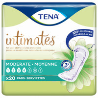 Bladder Control Pad TENA Intimates Moderate 11 Inch Length Moderate Absorbency Dry-Fast Core One Size Fits Most Adult Female Disposable 54284 Bag/20 22025 Essity HMS North America Inc 1121151_BG