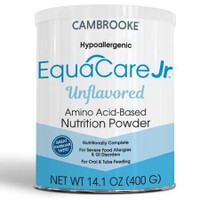 Amino Acid Based Pediatric Oral Supplememt / Tube Feeding Formula EquaCare Jr Unflavored 14.1 oz. Can Powder 48101 Each/1 112102X Cambrooke Therapeutics 1180255_EA