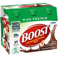 Oral Supplement Boost High Protein Rich Chocolate Flavor Ready to Use 8 oz. Bottle 12324323 Case/24 34800 Nestle Healthcare Nutrition 1107868_CS