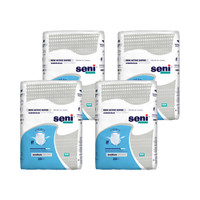 Unisex Adult Absorbent Underwear Seni® Active Super Pull On with Tear Away Seams Medium Disposable Moderate Absorbency S-ME20-AS1 Pack of 20 1646 BEI 2X Seni® Active Super 1163849_PK