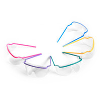 Protective Glasses with Dispenser TIDIShield Grab n Go Wraparound Clear Tint Assorted Color Frames Over Ear One Size Fits Most 9210A-100 Case/4 4888 Tidi Products 860597_CS