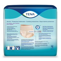 Female Adult Absorbent Underwear TENA ProSkin Protective Pull On with Tear Away Seams X-Large Disposable Moderate Absorbency 73040 Case/56 47310000 Essity HMS North America Inc 1135409_CS