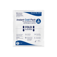 Instant Cold Pack Dynarex® General Purpose One Size 4 x 5 Inch Plastic / Calcium Ammonium Nitrate / Water Disposable 4511 Case of 24 146-13221M Dynarex® 876698_CS