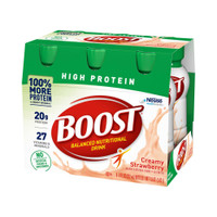 Oral Supplement Boost High Protein Creamy Strawberry Flavor Ready to Use 8 oz. Bottle 00041679944660 Each/1 57599074501 Nestle Healthcare Nutrition 1178448_EA