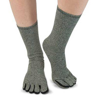 Arthritis Socks IMAK Calf High Small Gray Closed Toe A20190 Each/1 ANT1L BROWNMED 1128950_EA